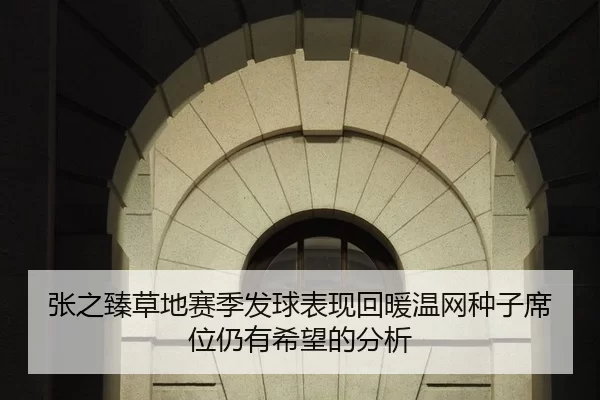 张之臻草地赛季发球表现回暖温网种子席位仍有希望的分析