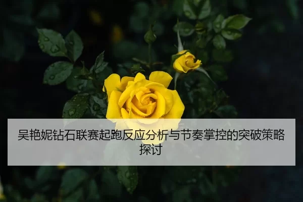 吴艳妮钻石联赛起跑反应分析与节奏掌控的突破策略探讨