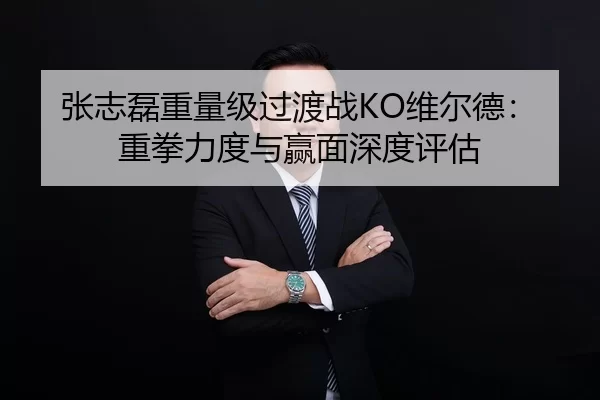 张志磊重量级过渡战KO维尔德：重拳力度与赢面深度评估